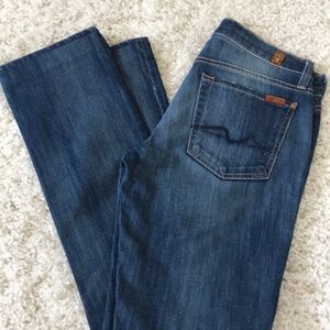 Straight Leg 7 for all Mankind Jeans